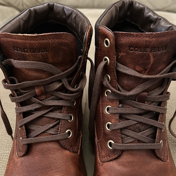 Cole Haan Men’s Boots Size 11.5 color brown/white/beige main image 12